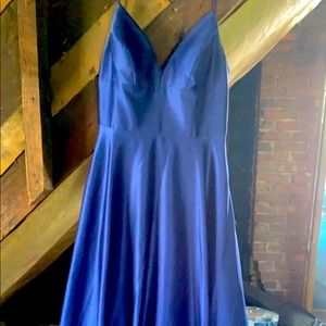 Blue size 4 formal dress